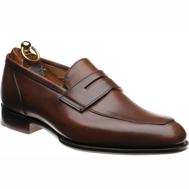 Herring James mens loafers in espresso calf