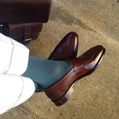 Herring James mens loafers in espresso calf