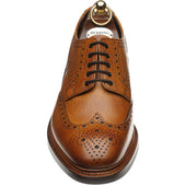 Herring Kendal (Rubber) mens rubber-soled brogues in tan grain