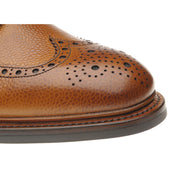 Herring Kendal (Rubber) mens rubber-soled brogues in tan grain