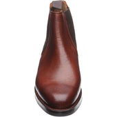 Herring Kirkdale (Rubber) mens rubber-soled Chelsea boots in mahogany grain