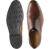 Herring Knightsbridge R mens rubber-soled Oxfords in mahogany calf
