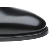 Herring Lawrence mens monk shoes in black calf