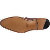 Herring Lawrence mens monk shoes in rosewood calf