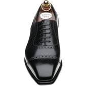 Herring Lincoln mens semi-brogues in black calf
