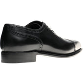 Herring Lincoln mens semi-brogues in black calf