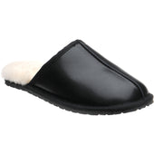 Herring Logan rubber-soled slippers in black