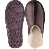 Herring Logan rubber-soled slippers in burgundy