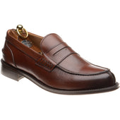 Herring Lombardo mens hybrid-soled loafers in brown calf