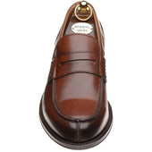 Herring Lombardo mens hybrid-soled loafers in brown calf