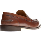 Herring Lombardo mens hybrid-soled loafers in brown calf