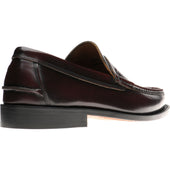 Herring Lucca II mens hybrid-soled loafers in burgundy polished