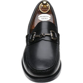 Herring Maestro mens loafers in black calf