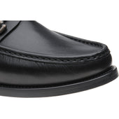 Herring Maestro mens loafers in black calf