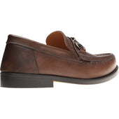 Herring Maestro mens loafers in dark brown calf