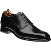 Herring Malborough mens Derby shoes in black calf