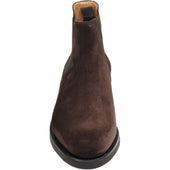 Herring Mantua mens rubber-soled Chelsea boots in brown suede