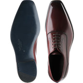 Herring Markham mens Oxfords in burgundy calf