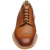 Herring Marlborough mens rubber-soled Derby shoes in cedar grain