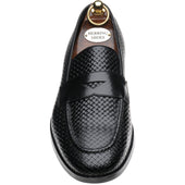 Herring Marmi mens loafers in black calf