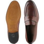 Herring Marmi mens loafers in brown calf