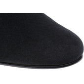 Herring Marquis mens house shoes in black velvet