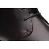Herring Marsden mens rubber-soled Chukka boots in brown calf