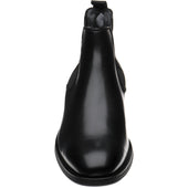 Herring Matterhorn mens rubber-soled Chelsea boots in black calf