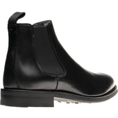 Herring Matterhorn mens rubber-soled Chelsea boots in black calf