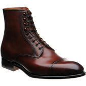 Herring Mawdsley mens boots in rosewood calf