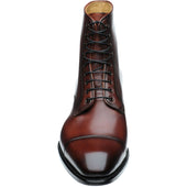 Herring Mawdsley mens boots in rosewood calf