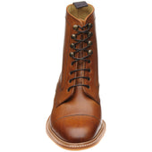Herring Melksham mens rubber-soled boots in cedar grain
