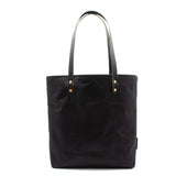 Herring Mill Bay Tote Bag in black waxed canvas