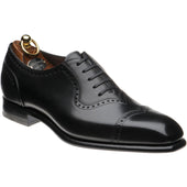 Herring Millbank mens brogues in black calf
