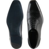 Herring Millbank mens brogues in black calf