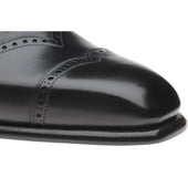 Herring Millbank mens brogues in black calf