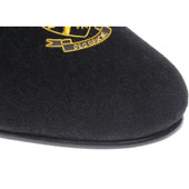 Herring Monarch mens house shoes in black velvet