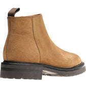 Herring Montrose mens rubber-soled boots in mid brown suede