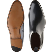 Herring Mountbatten mens Chelsea boots in black calf