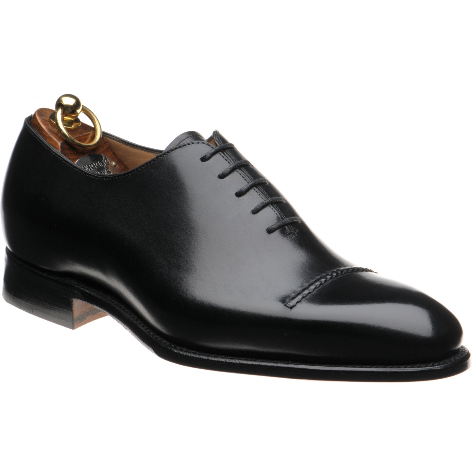Herring Mowbray mens Oxfords in black calf