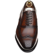 Herring Munster II mens brogues in rosewood calf