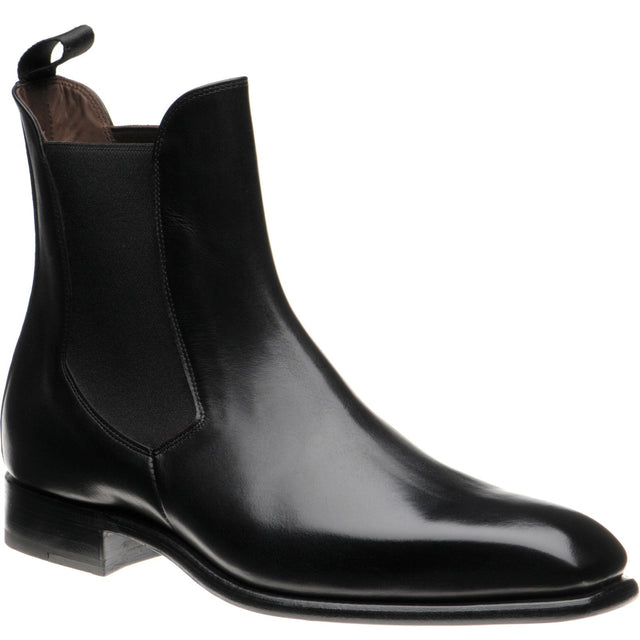 Herring Muswell mens Chelsea boots in black calf