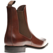 Herring Muswell mens Chelsea boots in dark brown calf