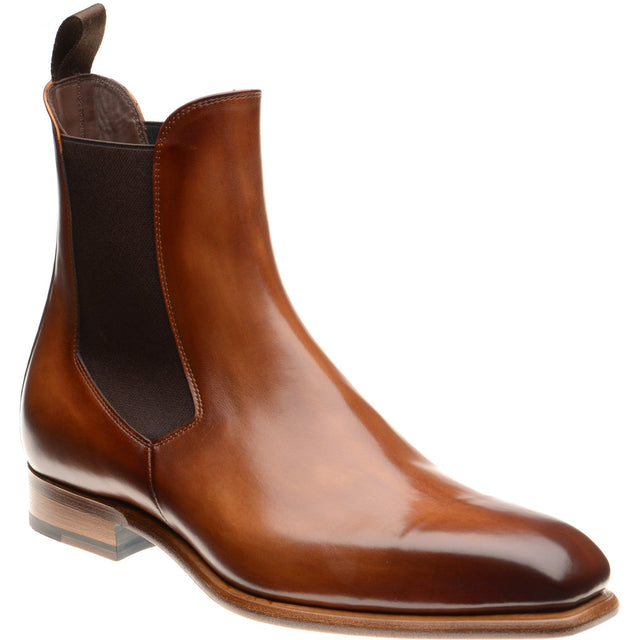 Herring Muswell mens Chelsea boots in tan calf