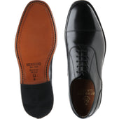 Herring Newcastle mens Oxfords in black calf