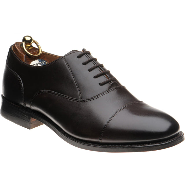Herring Newcastle mens Oxfords in dark chocolate calf