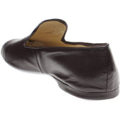 Herring Noble mens slippers in burgundy deerskin