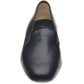 Herring Noble mens slippers in navy deerskin