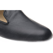 Herring Noble mens slippers in navy deerskin