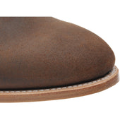 Herring Orkney mens Chukka boots in brown waxy